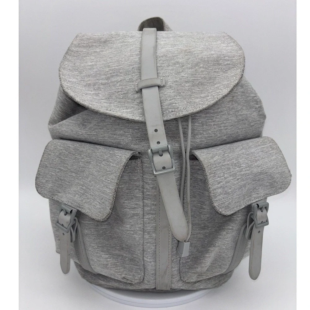 HERSCHEL‎ SUPPLY CO. Dawson Gray Backpack Diaper Bag Magnetic Lightweight Medium